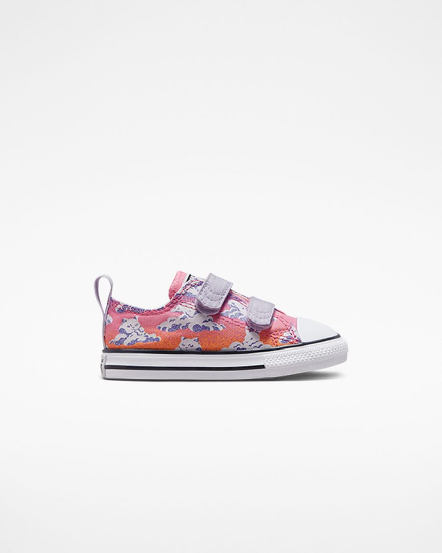 Tenis Converse Chuck Taylor All Star Easy-On Cloud Gazer Cano Baixo Menina Roxo Rosa | PT Q09P41T